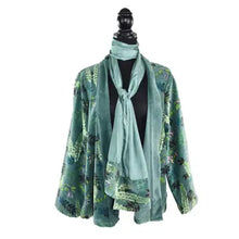 Load image into Gallery viewer, Alva Silk & Velvet Tube Scarf