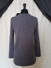 Load image into Gallery viewer, Papillon Charcoal Crossover 3 Button Top