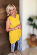 Load image into Gallery viewer, Sleeveless Rounded Collar Tunic with Pockets - Ethyl