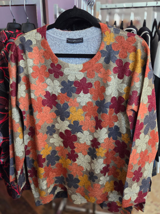 Floral Brushed Top