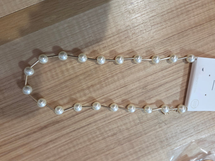 Long Gold Beads and Pearls