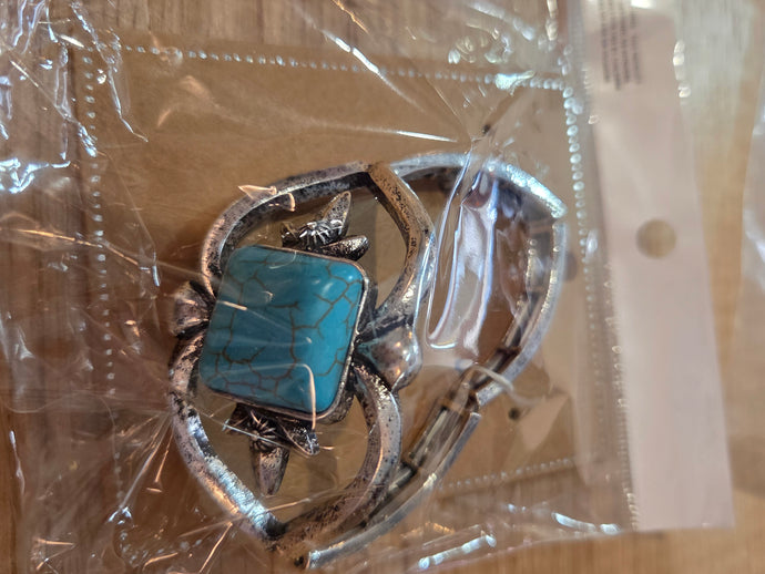 Silver Turquoise Bracelet