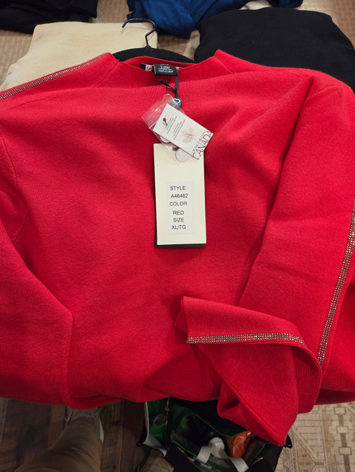 Sparkling Red Sweater