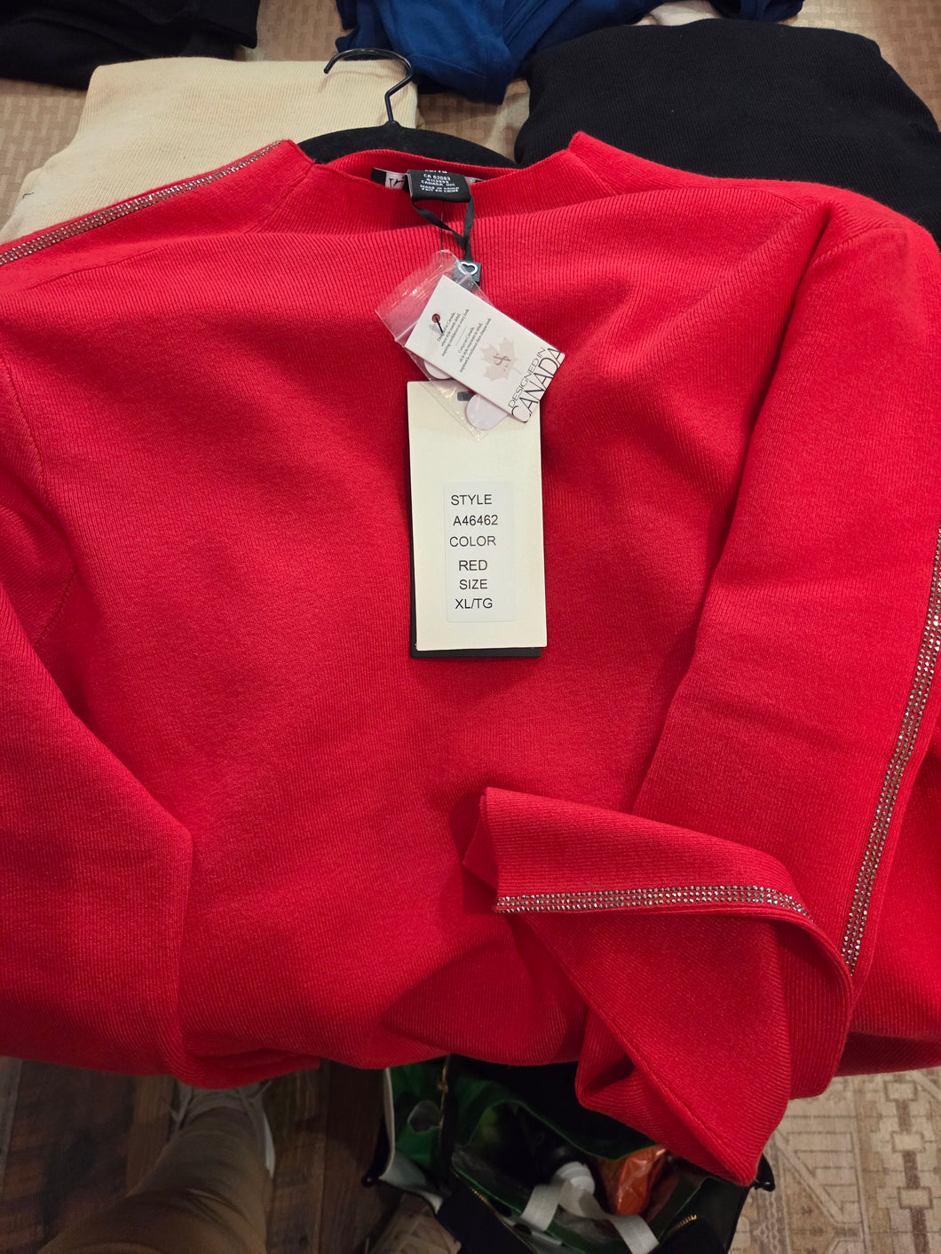 Sparkling Red Sweater