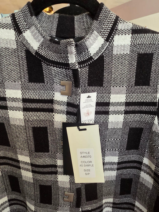 Black & White Sophisticate Cardigan