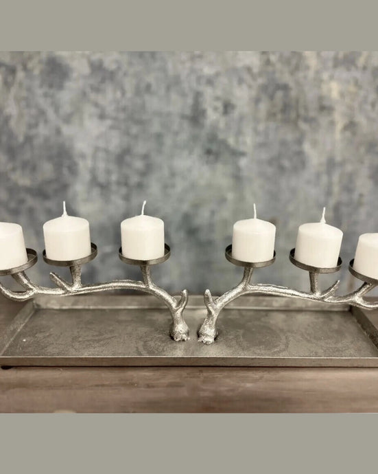 Iron Twig Candle Holder