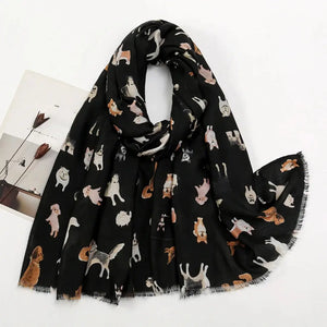 Scarvii - Cartoon Pet Pattern Fall/Winter Scarf