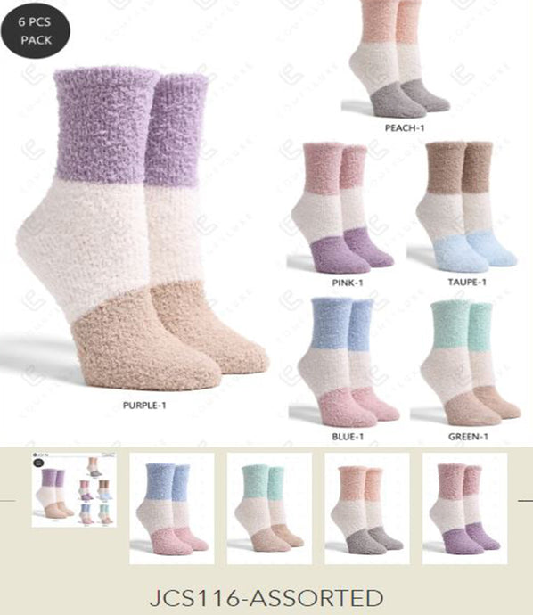 Super Soft Buffalo Check Microfiber Socks