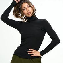 Load image into Gallery viewer, Ribbed Turtle Neck Sweater