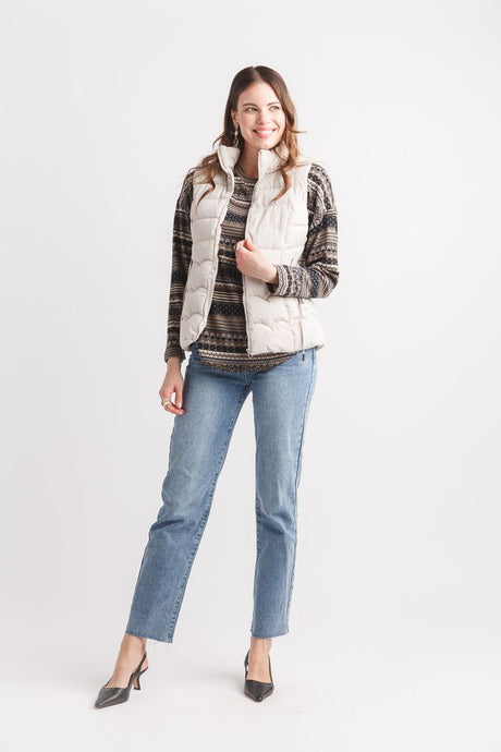 Short Hoodee Puffer Vest