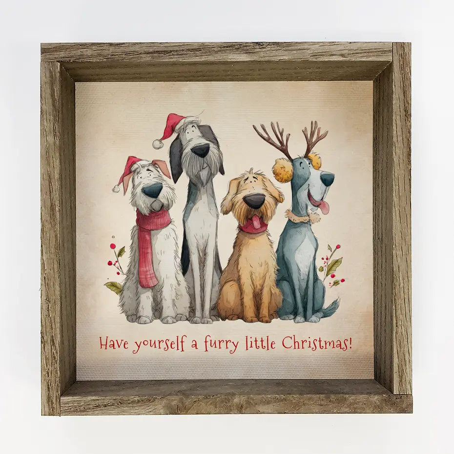 Have Yourself A Furry Little Christmas Dogs
