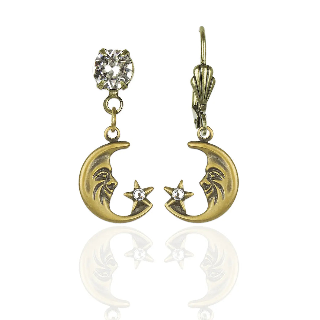 Lyra Crystal Moon and Stars
