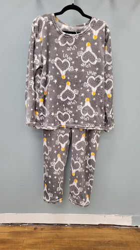 Plush Gray Pajama