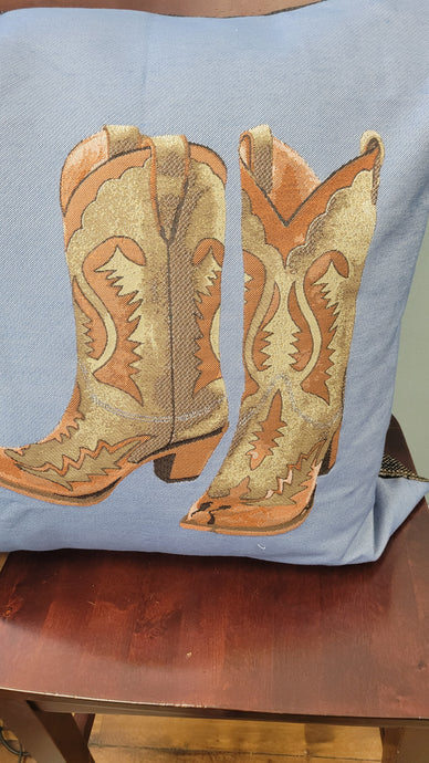 Cowboy Boot Pillow