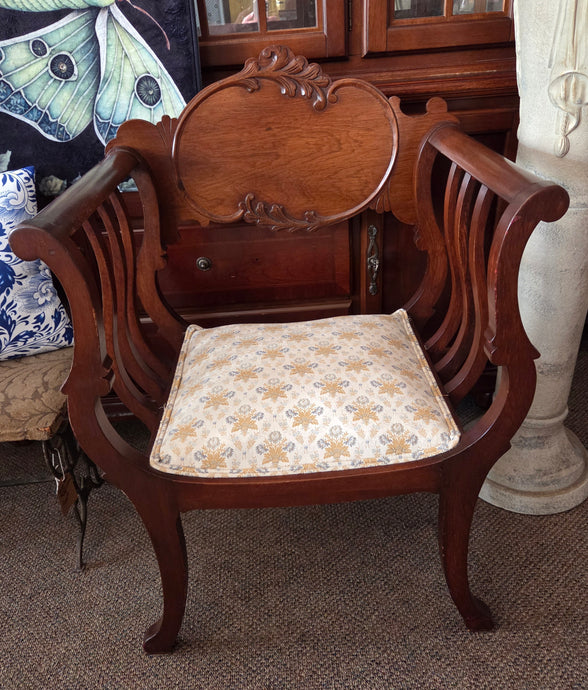 Antique Saddle Chair