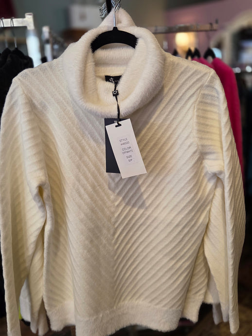 Off White Cowl Sweater