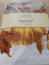 Load image into Gallery viewer, Pumpkin Border Tablecloth
