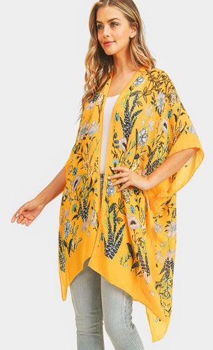 Flower Patterned Cover-Up