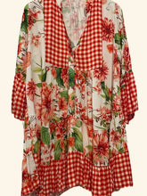 Load image into Gallery viewer, Gingham Tiered Dress