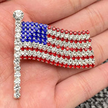 Load image into Gallery viewer, American Flag Brooch