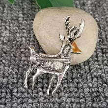 Load image into Gallery viewer, Cute Enamel Sika Deer Brooch