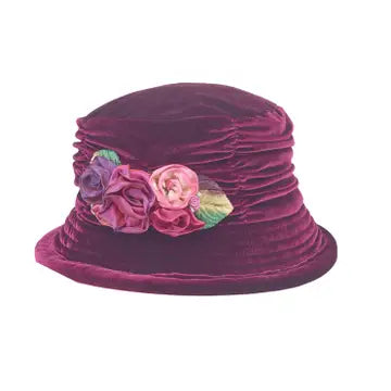 Victorian Velvet Crusher Hat