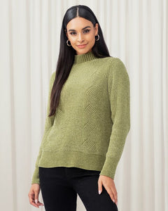 Elena Wang High Neck Sweater
