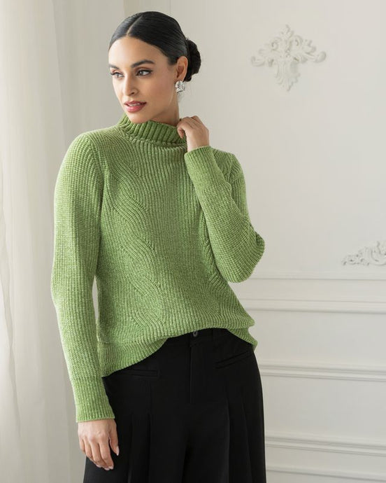 Elena Wang High Neck Sweater