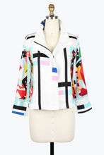 Load image into Gallery viewer, Damee Framed Art Biker Jacket