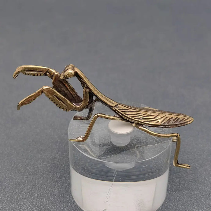 Brass Mantis Desktop Ornament