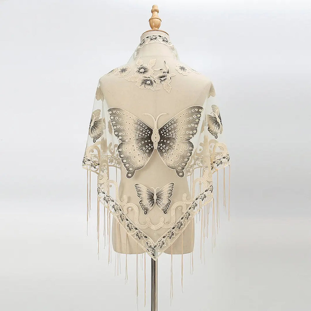 Lace Butterfly Shawl