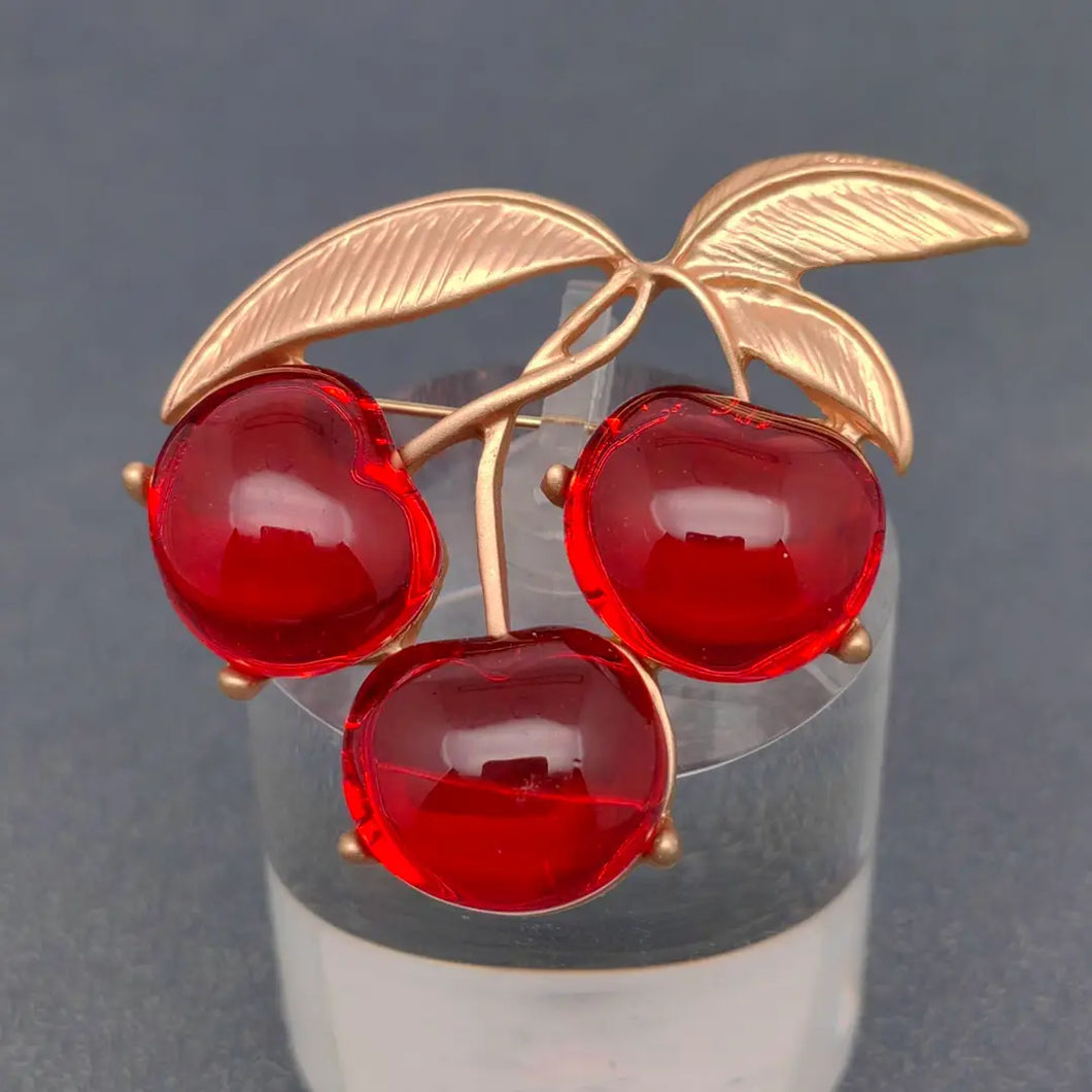 Cherry Brooch