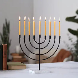 Taper Candles – 100% Pure Beeswax – Hanukkah 5” Hand-Dipped