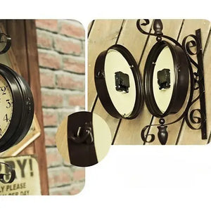 Vintage Double Sided Clock