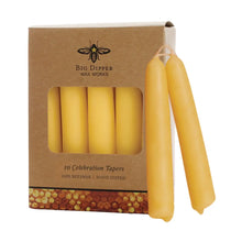 Load image into Gallery viewer, Taper Candles – 100% Pure Beeswax – 5” Hand-Dipped