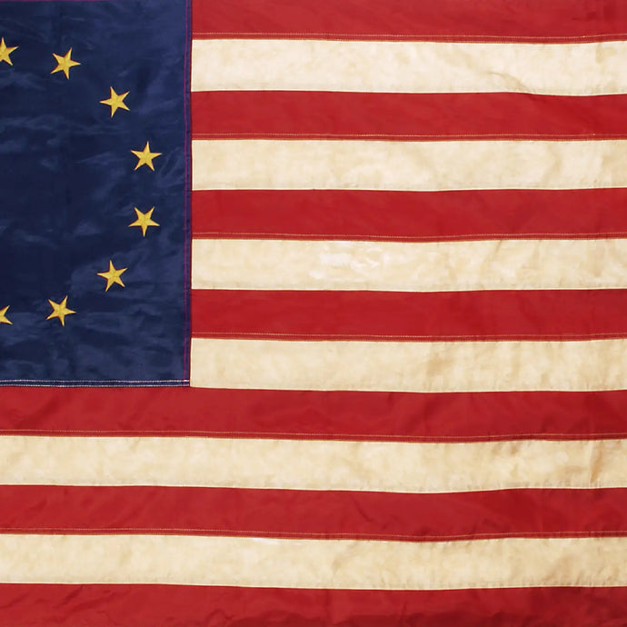 Primitive 13 Star Betsy Ross Flag