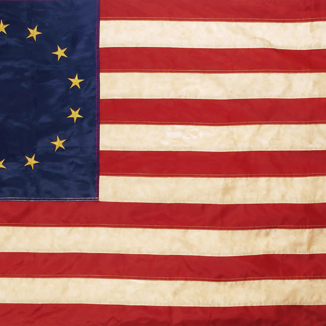 Primitive 13 Star Betsy Ross Flag