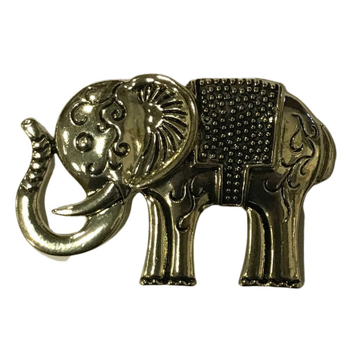 Bronze Elephant Magnetic Brooch