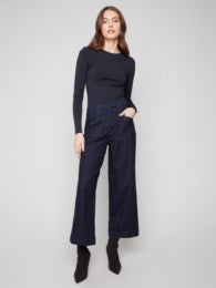 CB Wide Leg Stretch Denim