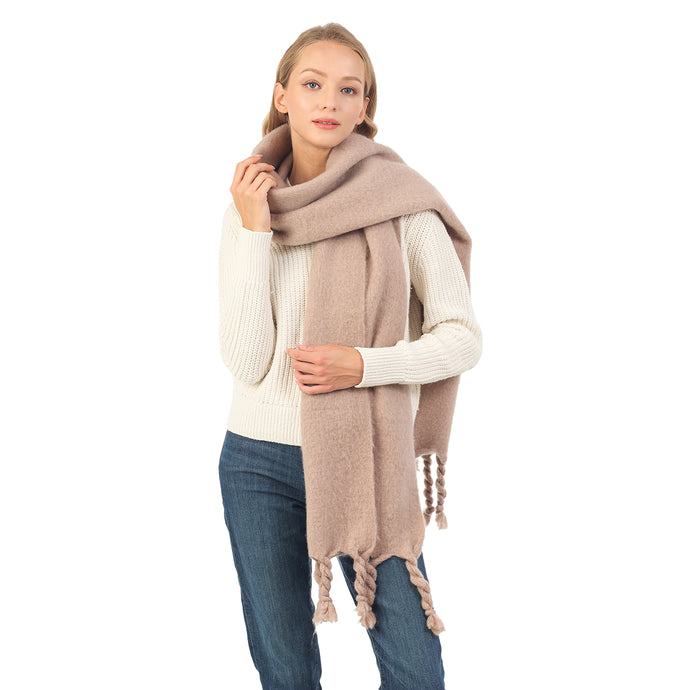 PLUSH MUFFLER SCARF Pink