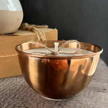 Load image into Gallery viewer, Copper Bowl in Warm Apple Crisp