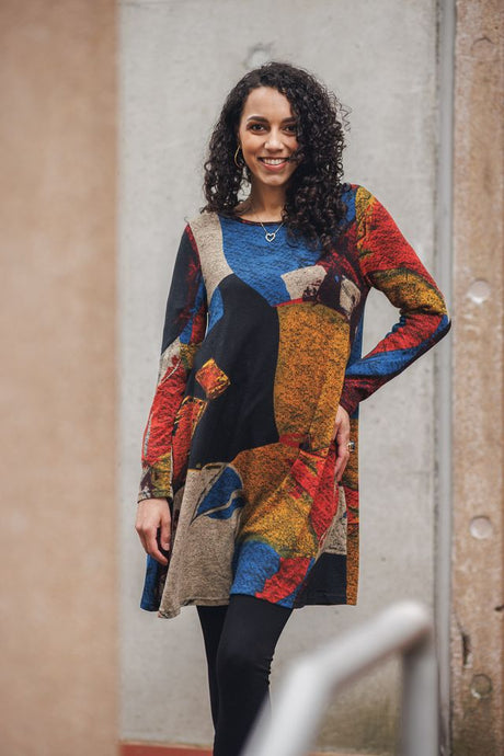 Aline Abstact Dress
