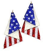 USA Glitter Earrings