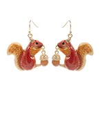 Squirrel & Acorn Earring