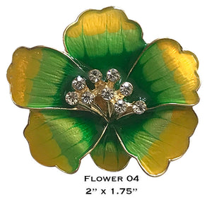 Blossoming Magnetic Brooch