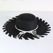 Load image into Gallery viewer, Wide Brim Straw Hat