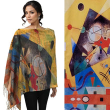 Load image into Gallery viewer, Art Design Cotton Touch Button Shawls
