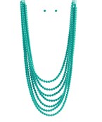Load image into Gallery viewer, 7 Layered Bead Necklace Set