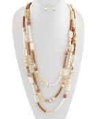 3 Layered Multi Chain Necklace