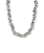 Organic Shape Metal Necklace